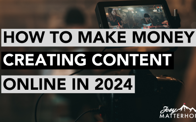 How to Make Money by Creating Online Content In 2024